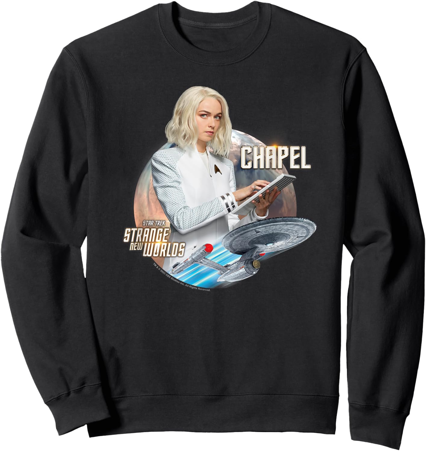 Star Trek Strange New Worlds Nurse Chapel Sweatshirt - Sweatshirt | Black