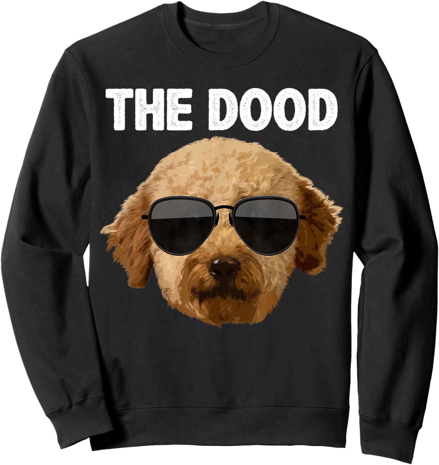Cool Goldendoodle Design Women Goldendoodle Doodle Sweatshirt - Sweatshirt | Black
