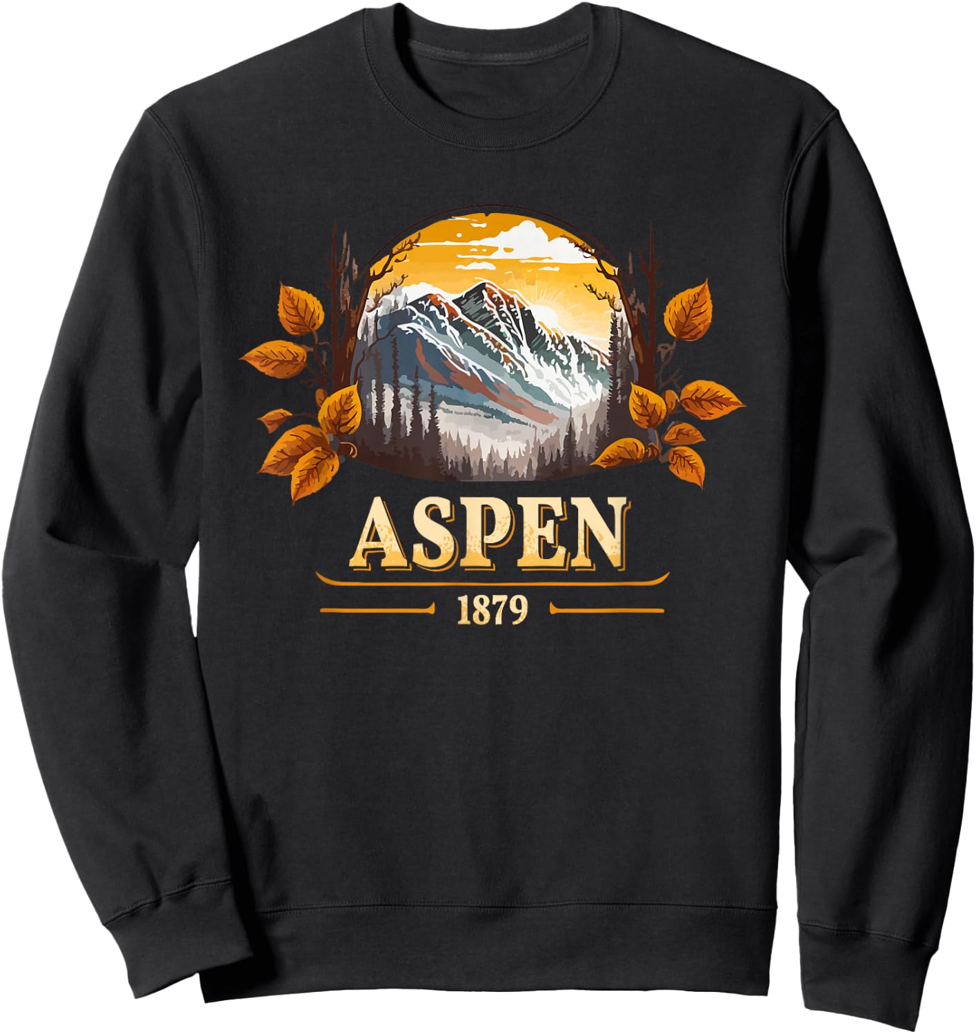 Aspen Colorado Sweatshirt - Sweatshirt | Black