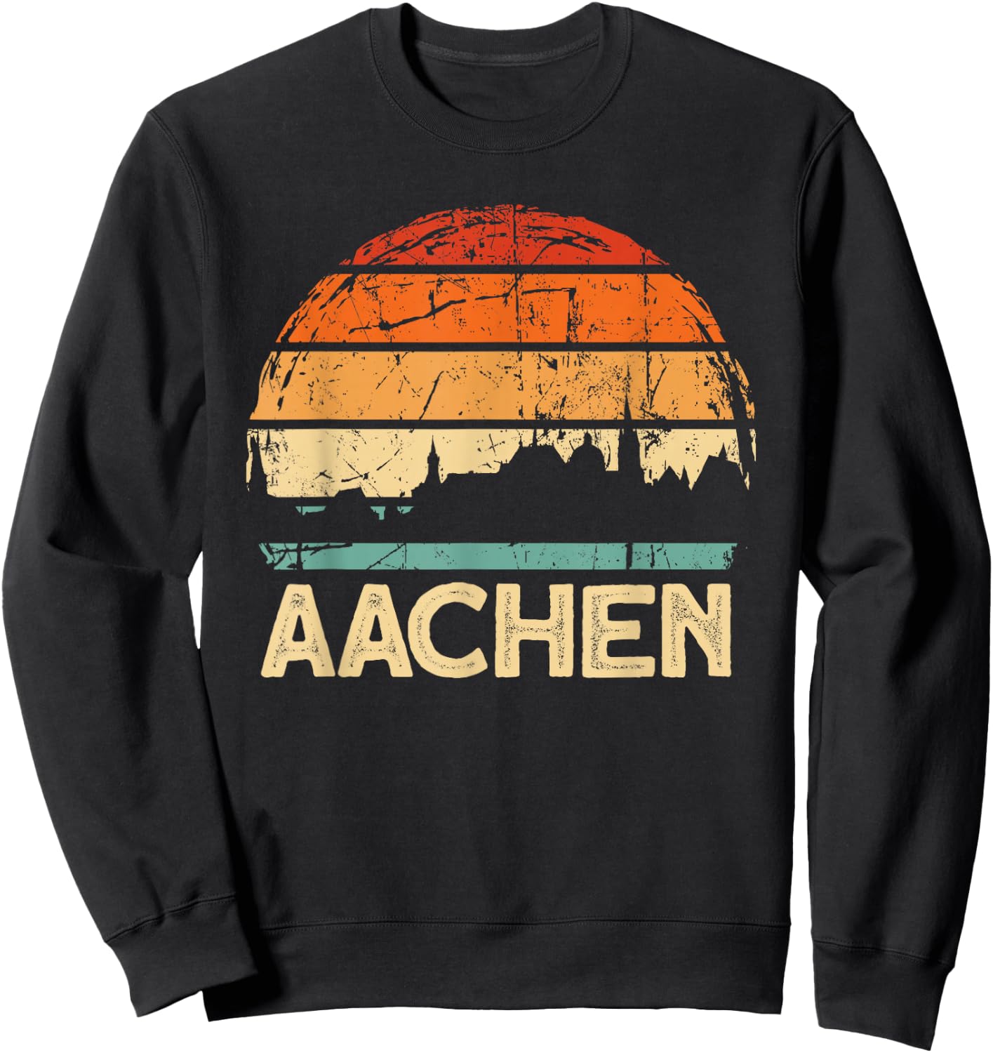 Aachen Skyline Sweatshirt - Sweatshirt | Black