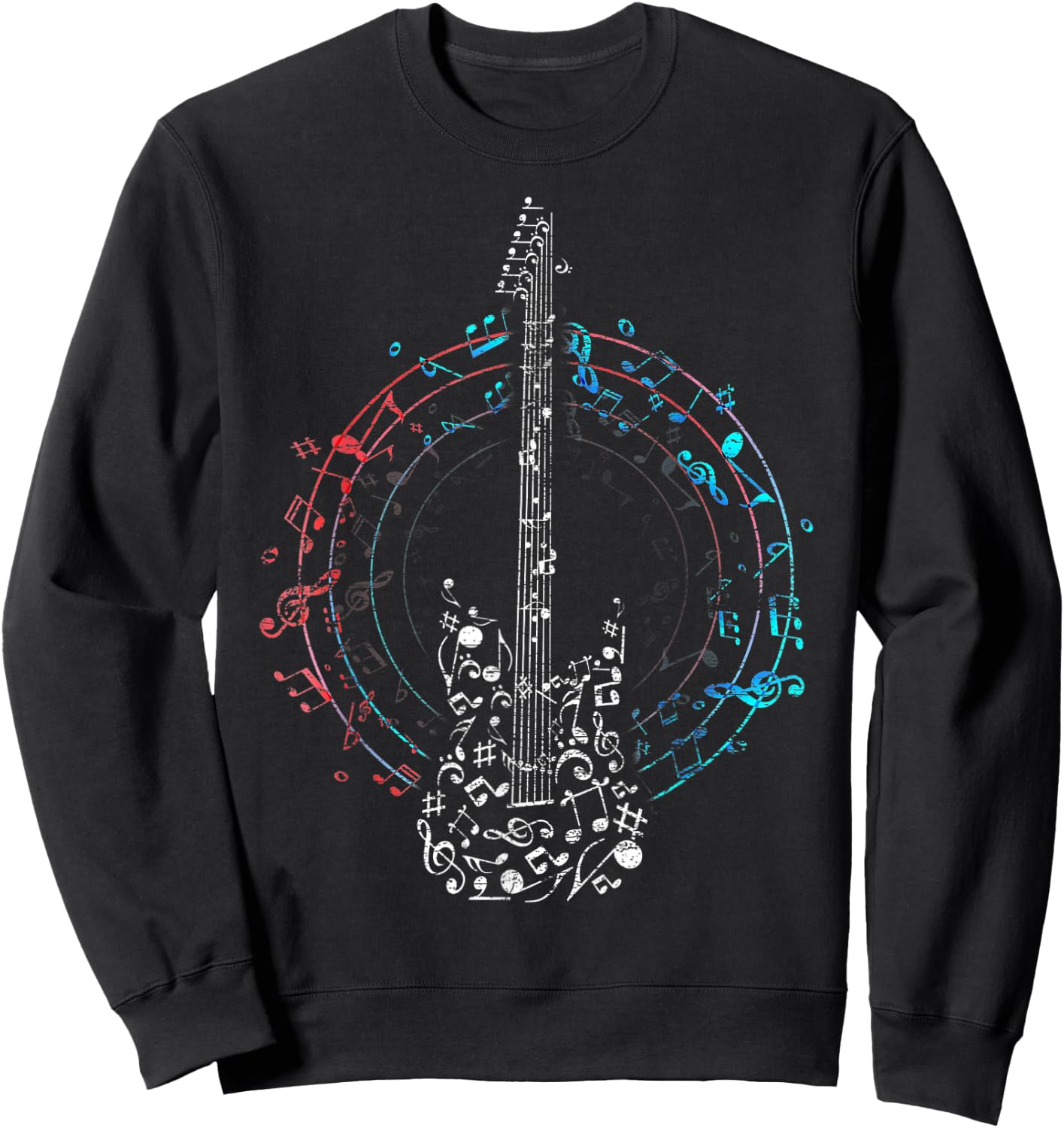 Clef as a guitar Sweatshirt - Sweatshirt | Black