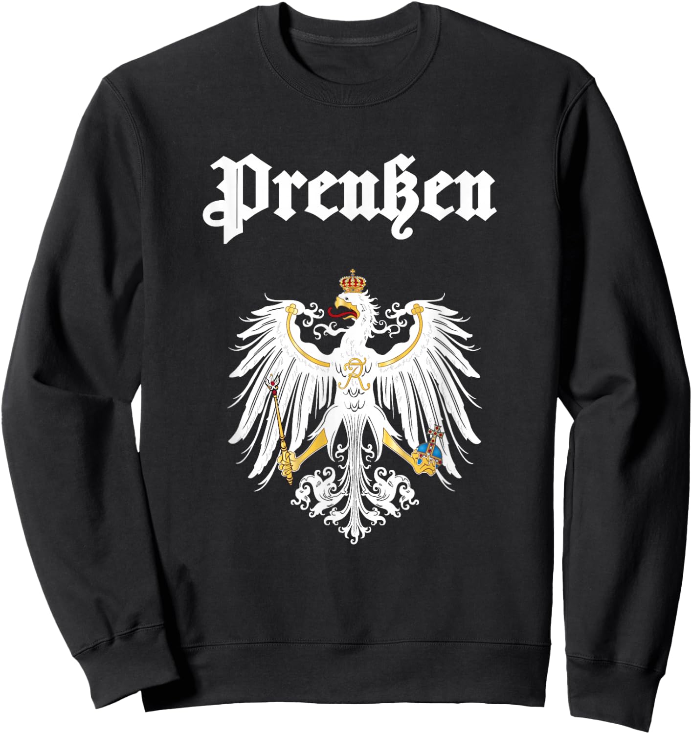 Kingdom of Prussia Eagle - East Prussia Coat of Arms Sweatshirt - Sweatshirt | Black