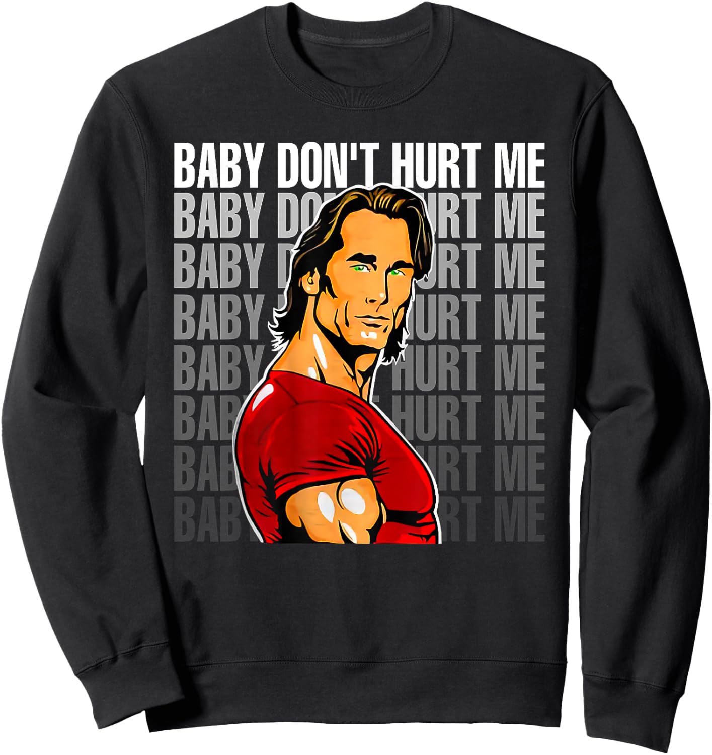 Baby Don't Hurt Me Funny Meme Boys Sweatshirt - Sweatshirt | Black
