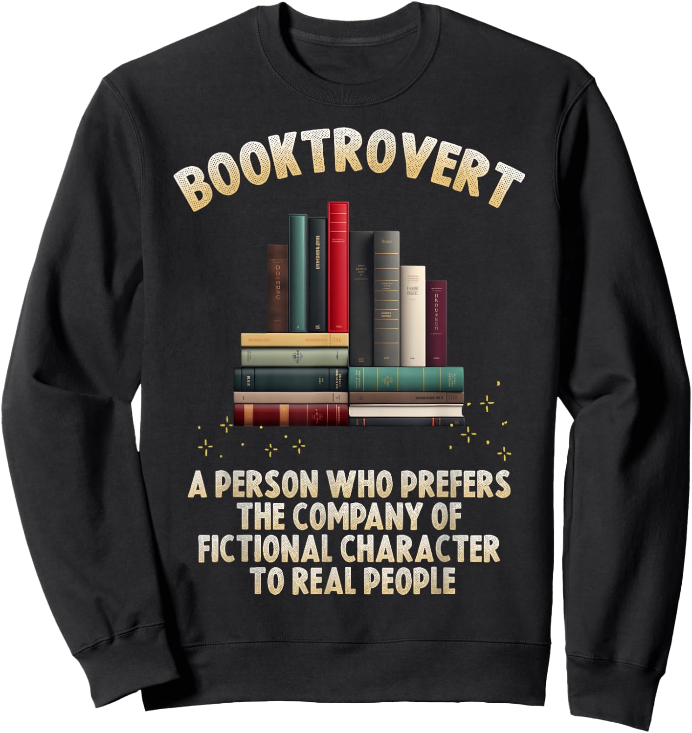 Booktrovert Sweatshirt - Sweatshirt | Black