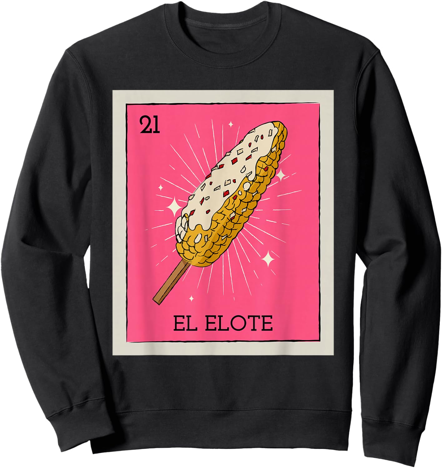 Funny Game Funny El Elote Elote Man Lowrider Cholo Chola Sweatshirt - Sweatshirt | Black
