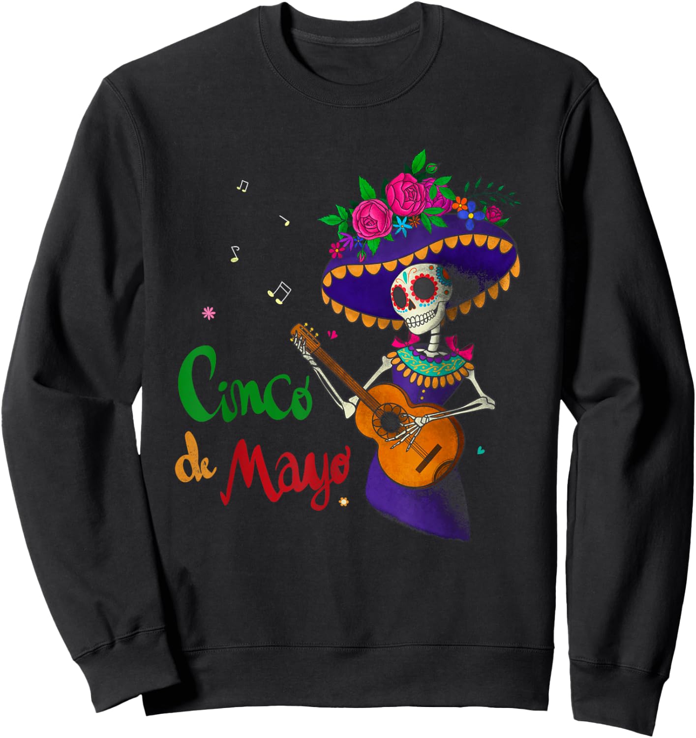 Cinco De Mayo Mexican Lets Fiesta 5 De Mayo Women Men Sweatshirt - Sweatshirt | Black
