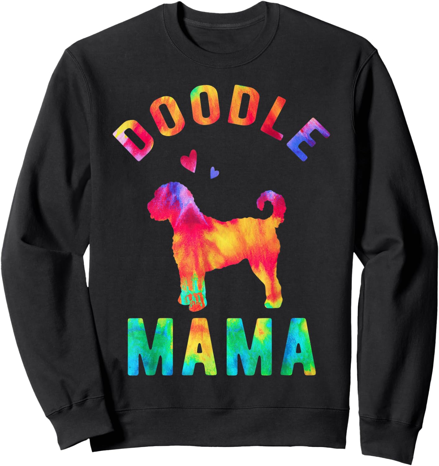 Doodle Mom Doodle Mama Goldendoodle Dog Lover Sweatshirt - Sweatshirt | Black