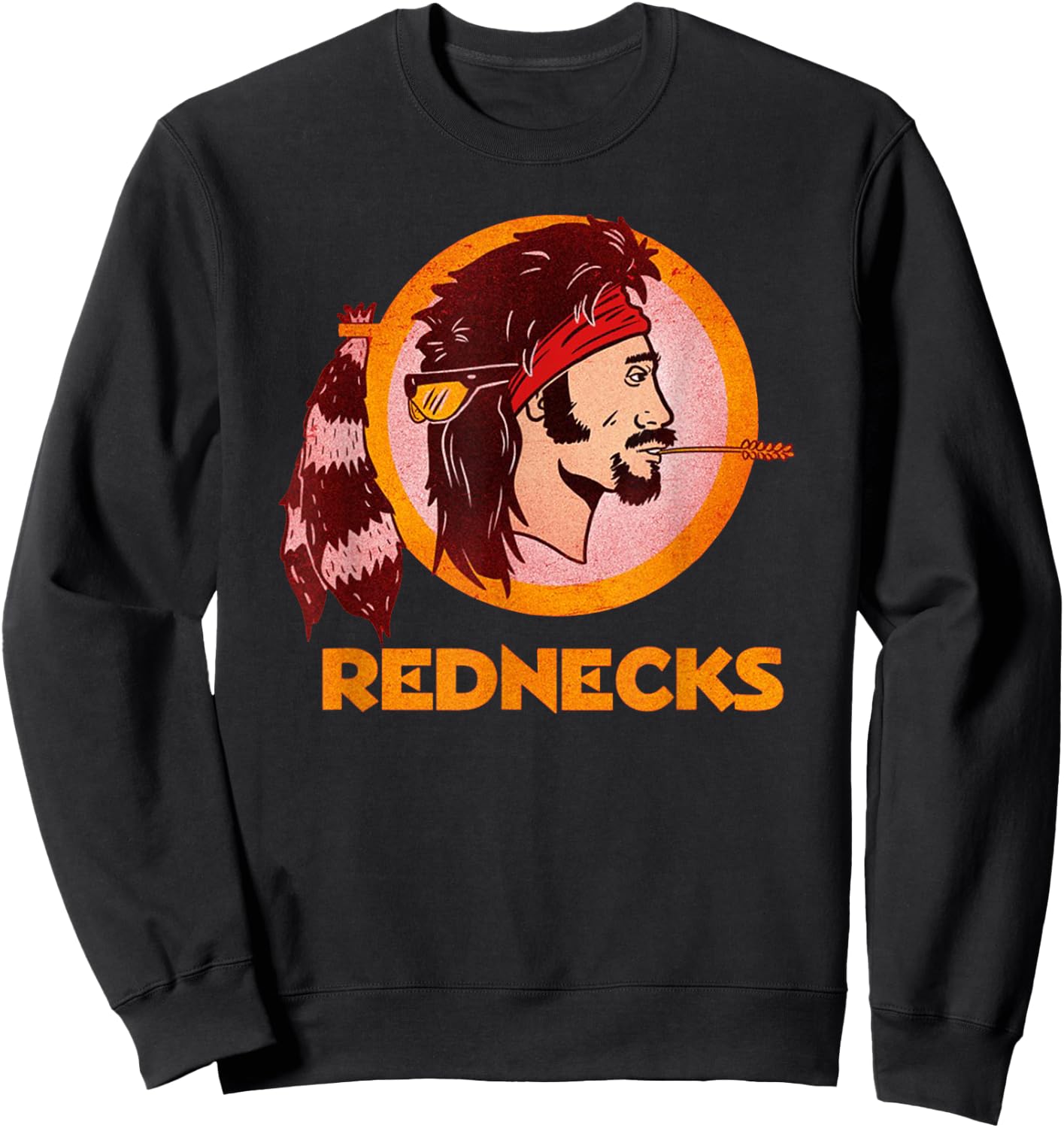 Washington Rednecks Football Caucasians Vintage Sweatshirt - Sweatshirt | Black
