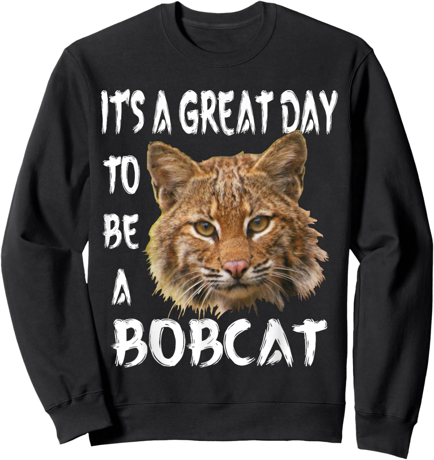 Bobcats School Sports Fan Team Spirit Great Day Sweatshirt - Sweatshirt | Black