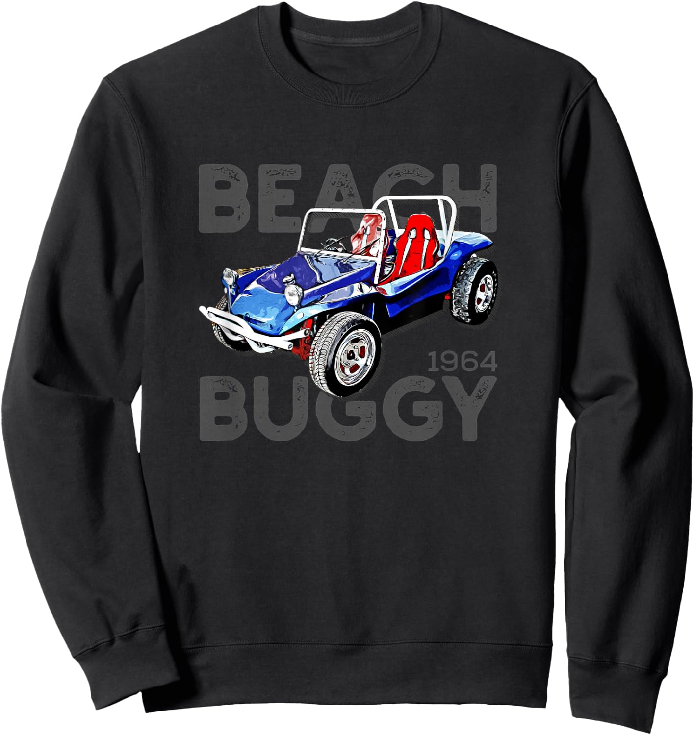 Beach Dune Buggy Classic car Sweatshirt - Sweatshirt | Black