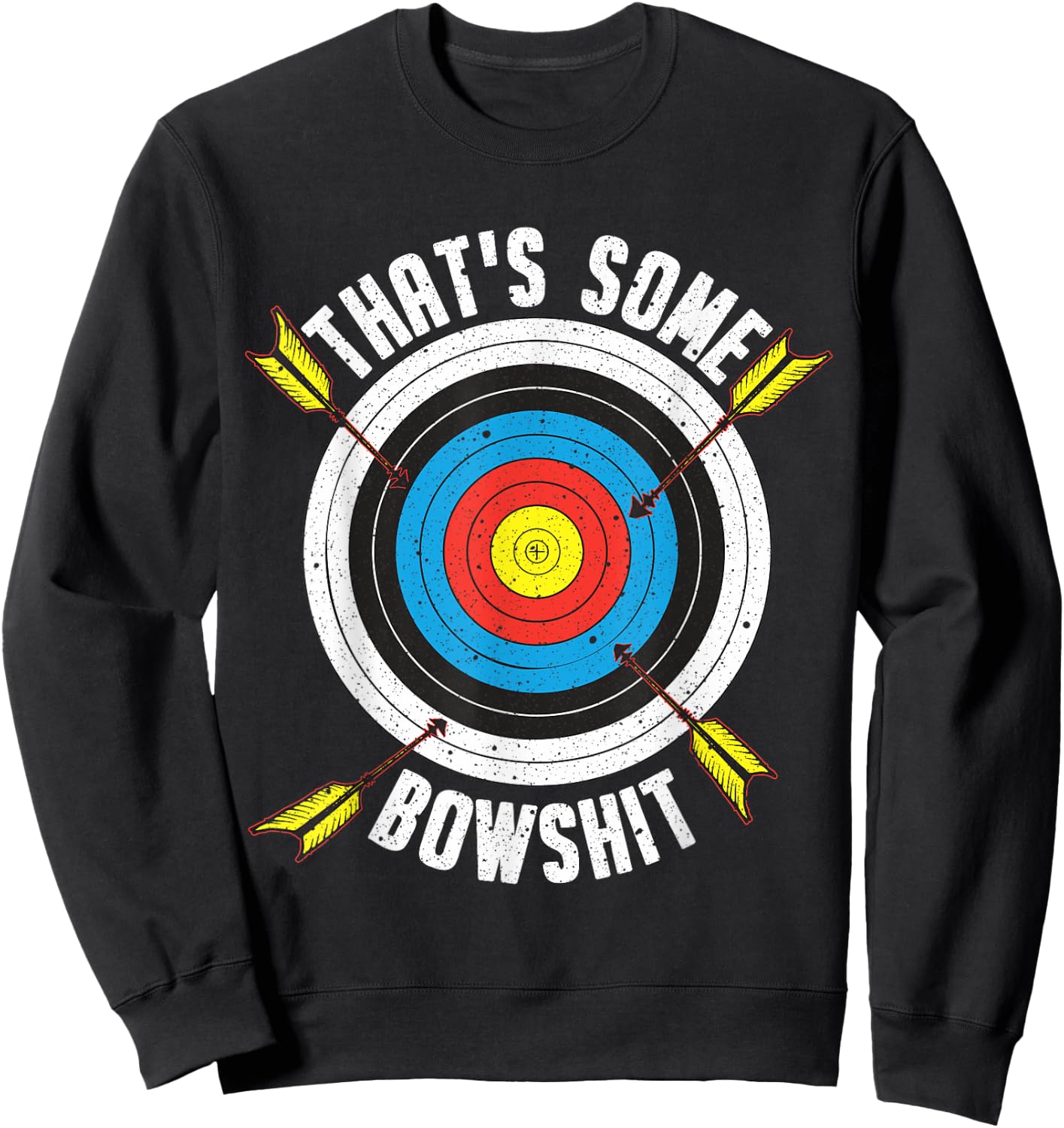Funny Archery Design For Kids Men Women Archery Bow Archer Sweatshirt - Sweatshirt | Black