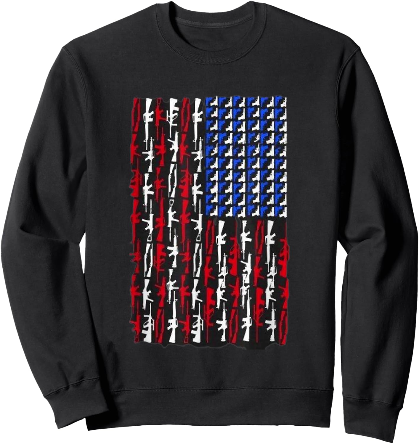 American Flag 2nd Amendment Freedom Flag Sweatshirt - Sweatshirt | Black