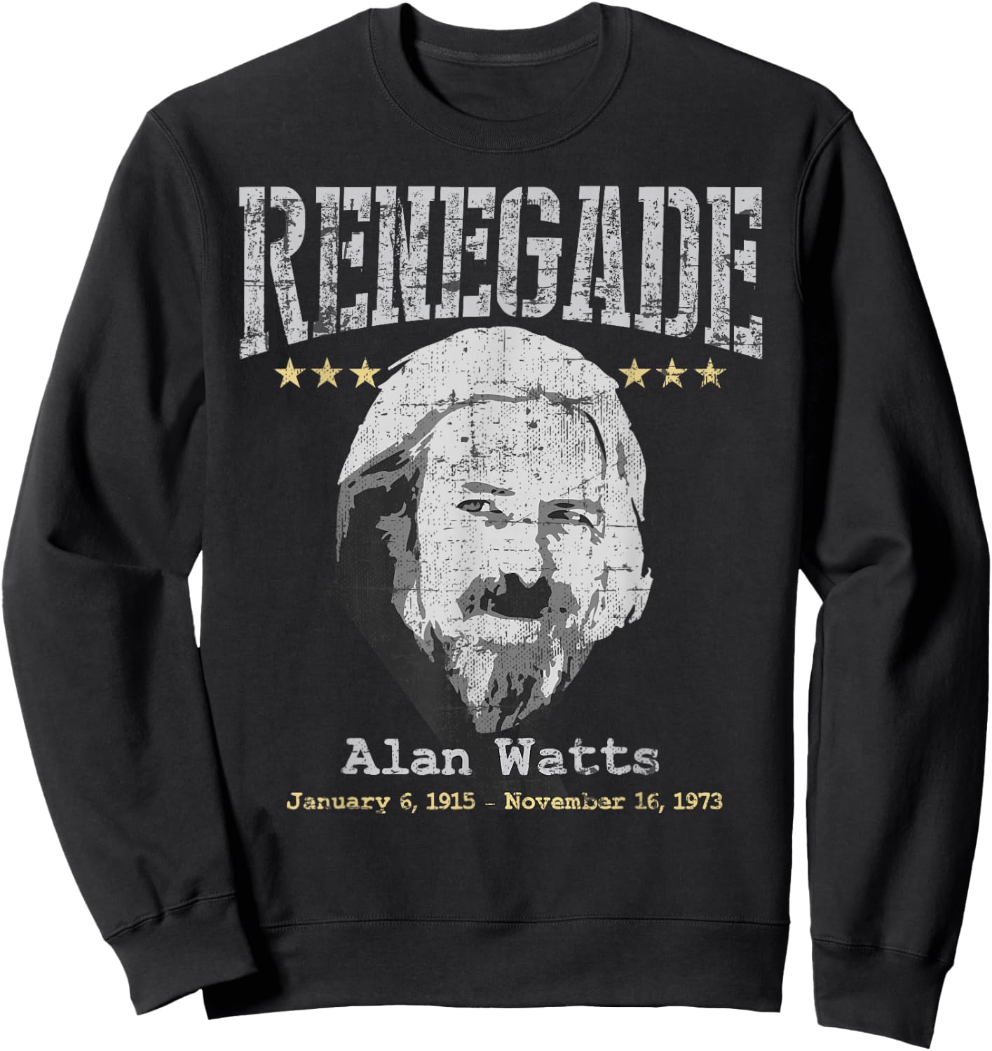 Alan Watts Renegade Sweatshirt - Sweatshirt | Black