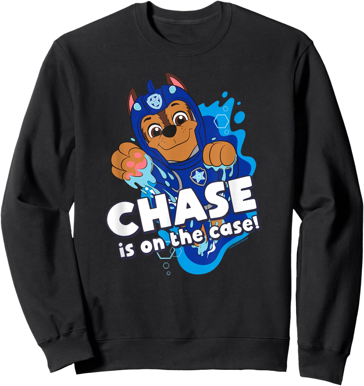 PAW Patrol Aqua Pups Chase on The Case Sweatshirt - Sweatshirt | Black
