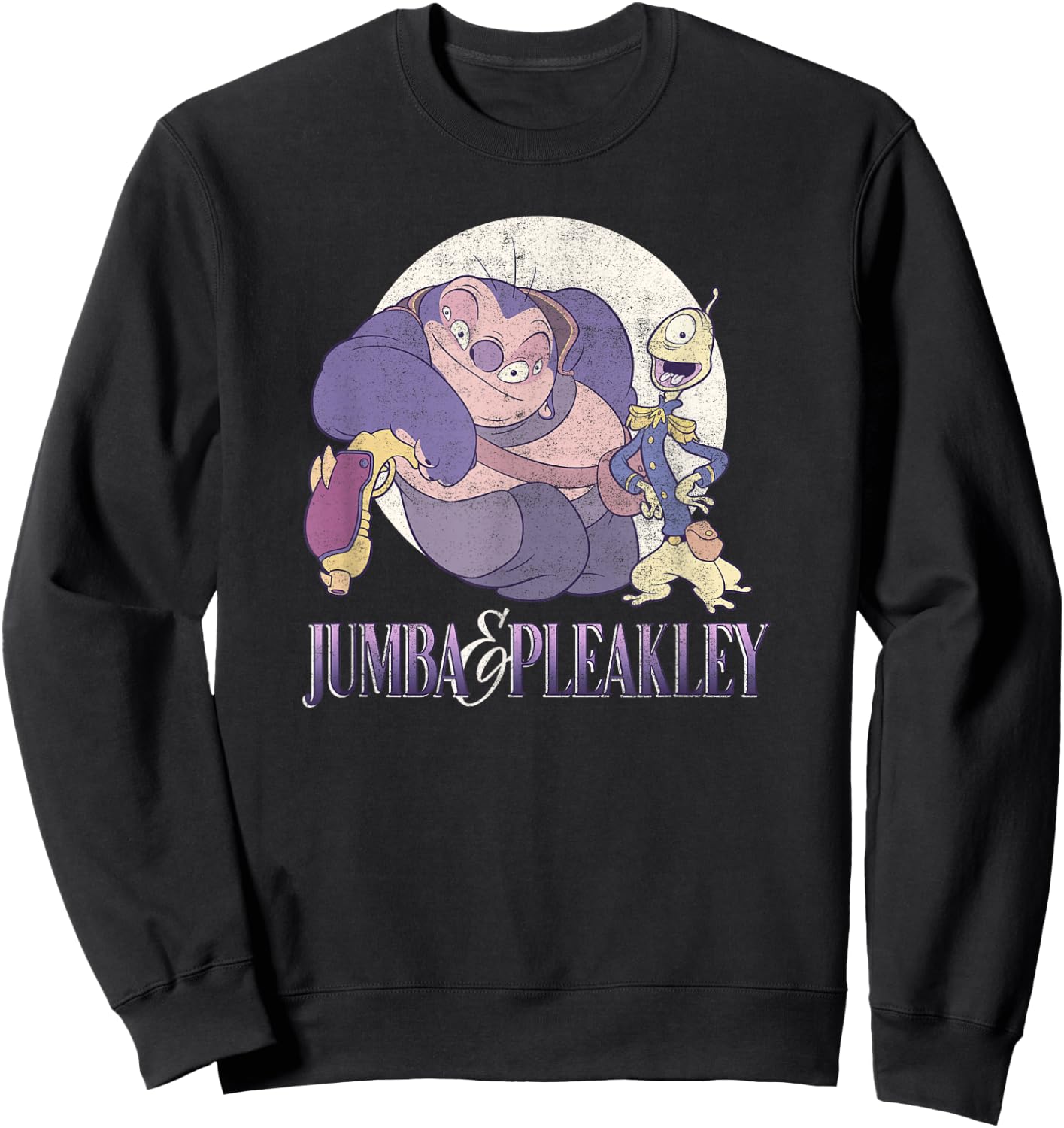 Disney Lilo & Stitch Jumba & Pleakley Poster Sweatshirt - Sweatshirt | Black