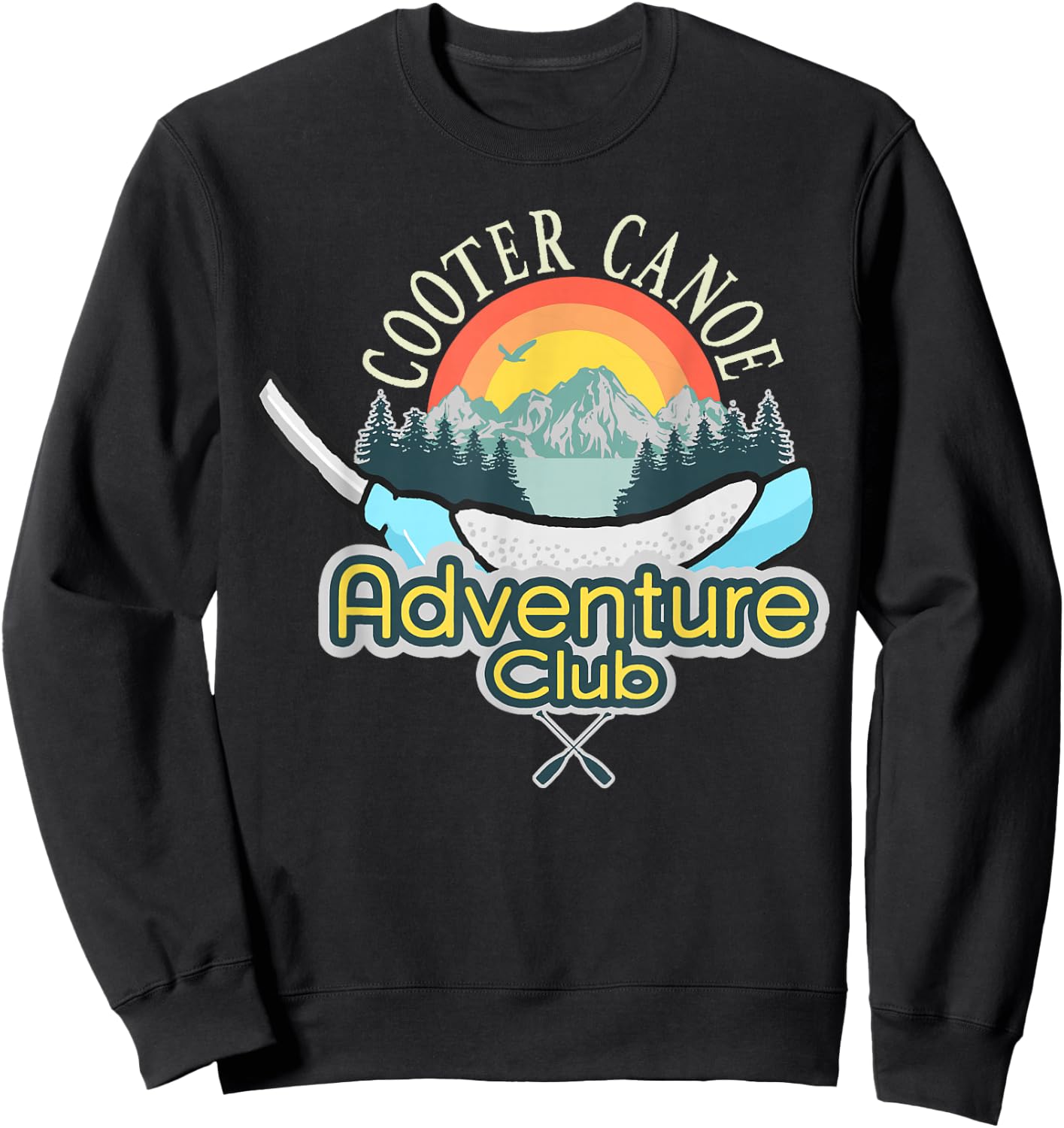 Cooter Canoe Purewick Funny Nursing ICU ED ER Med Surg Nurse Sweatshirt - Sweatshirt | Black