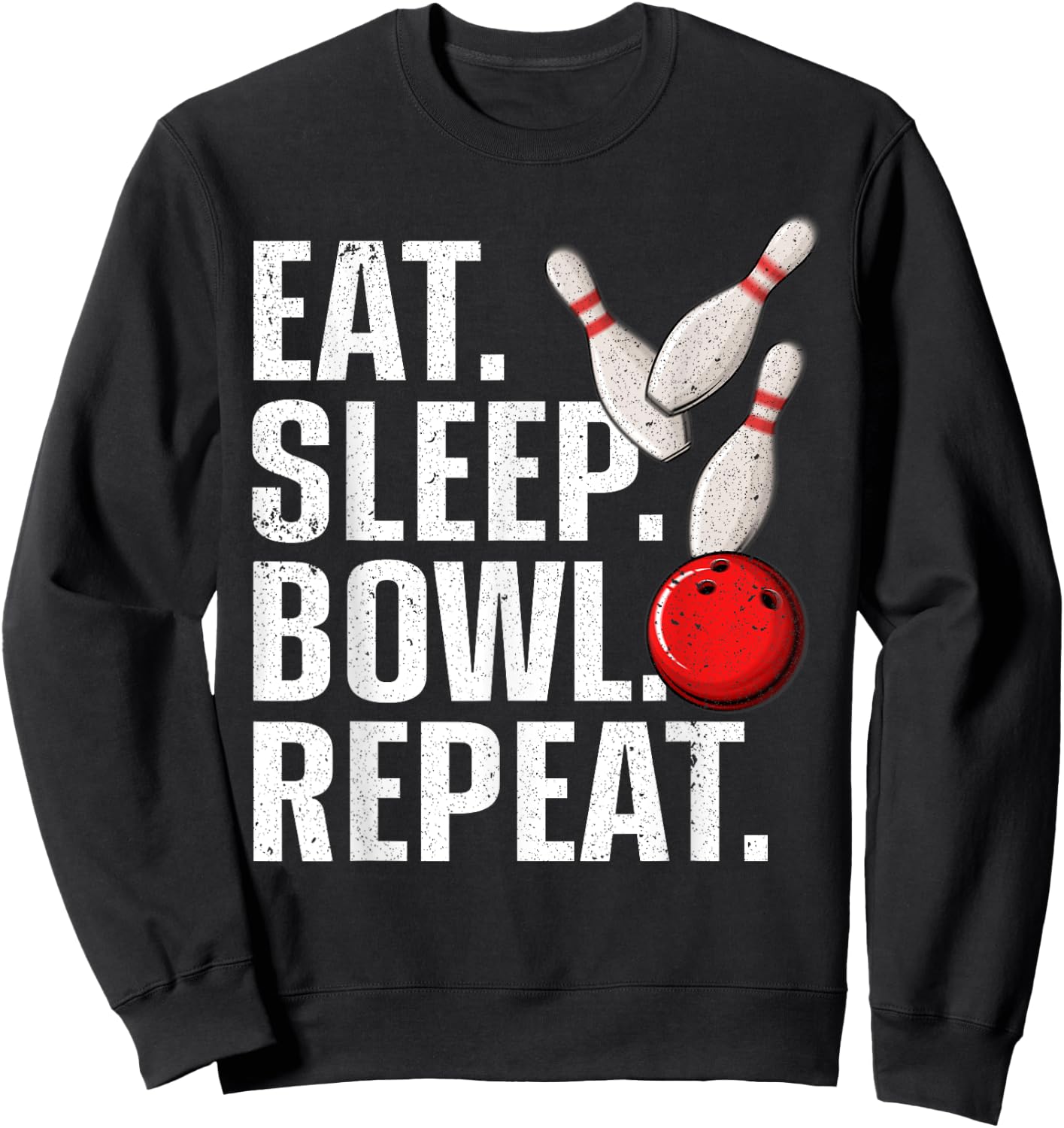 Cool Bowling Women Bowling League Team Sports Bowler Sweatshirt - Sweatshirt | Black