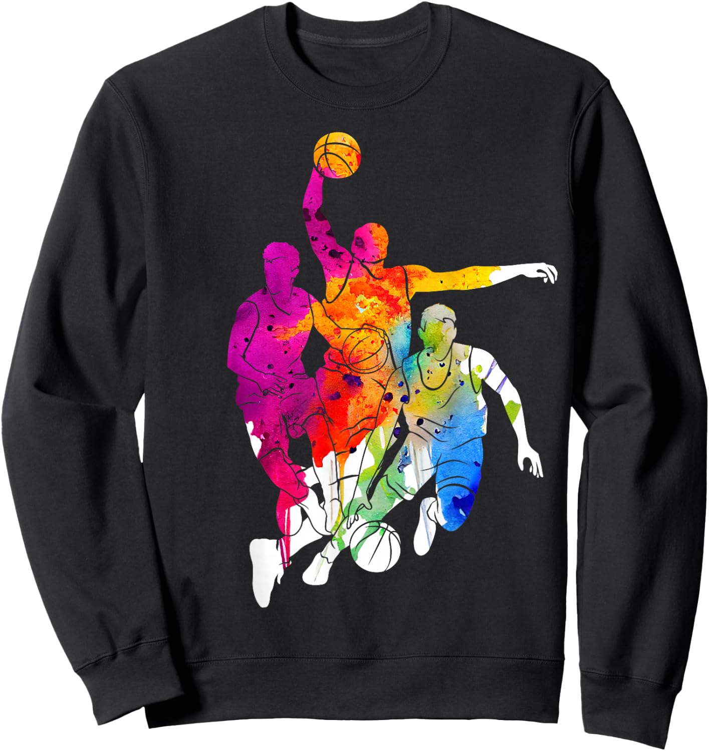 Basketball Player Sweatshirt - Sweatshirt | Black