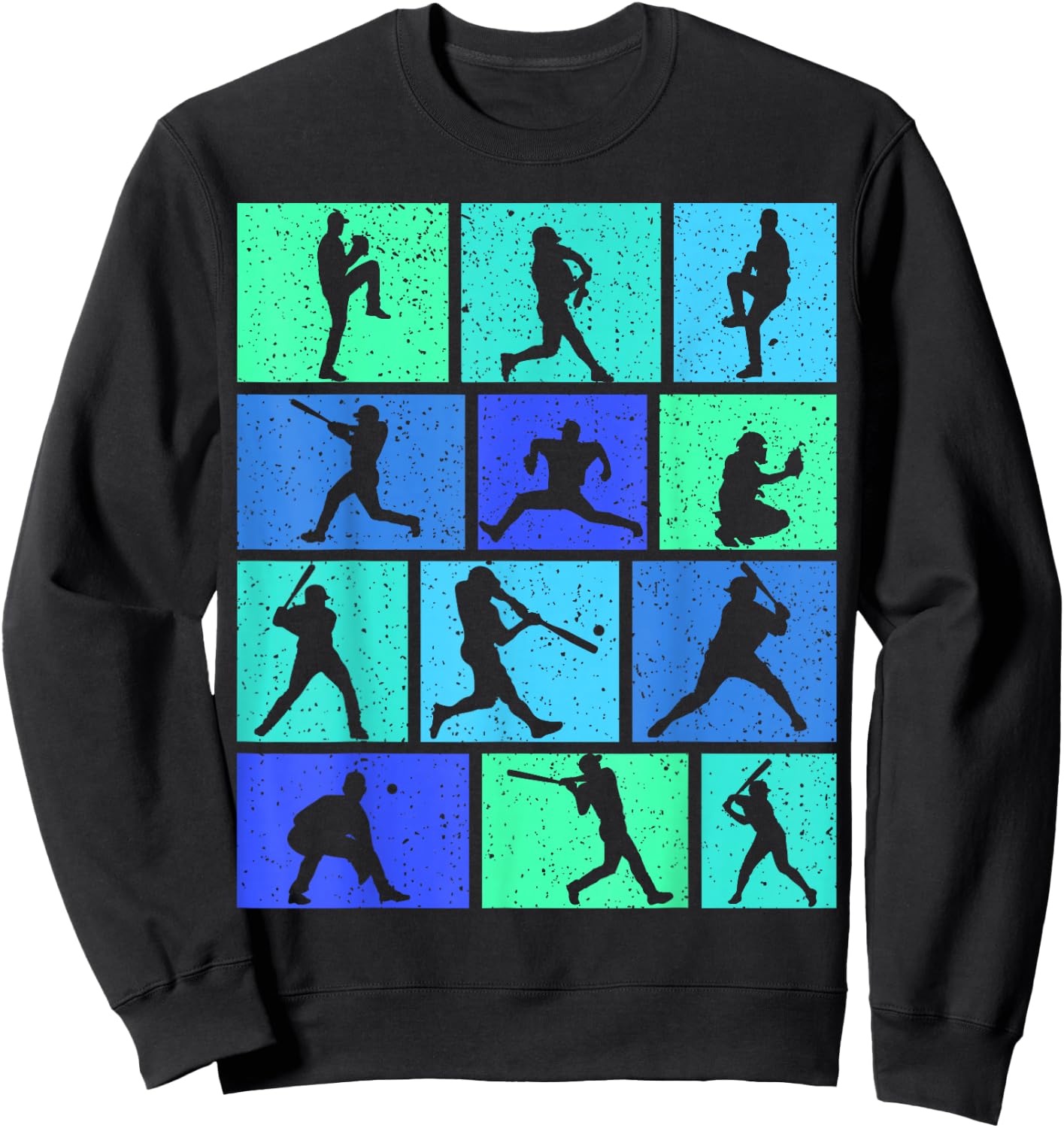 Baseball Boys Kids Youth Sweatshirt - Sweatshirt | Black