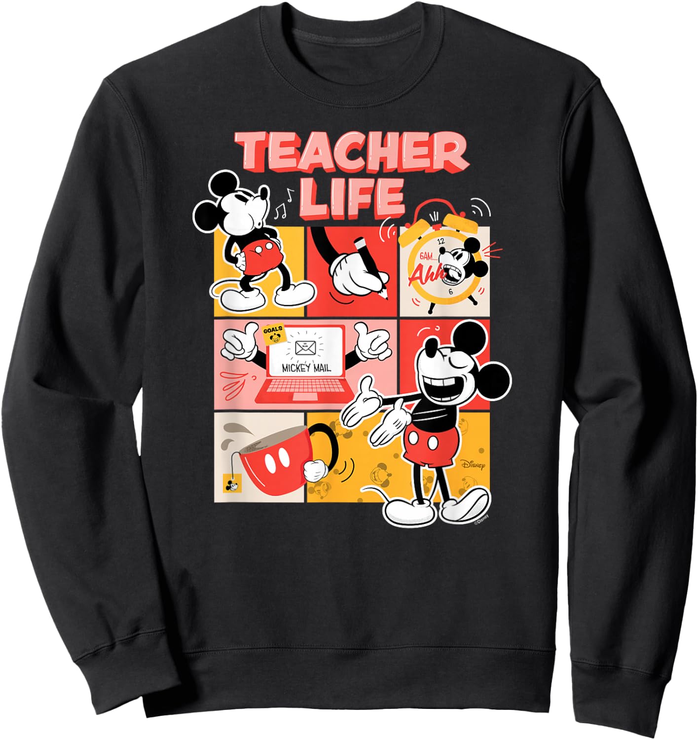 Mickey Mouse - Teacher Life Sweatshirt - Sweatshirt | Black