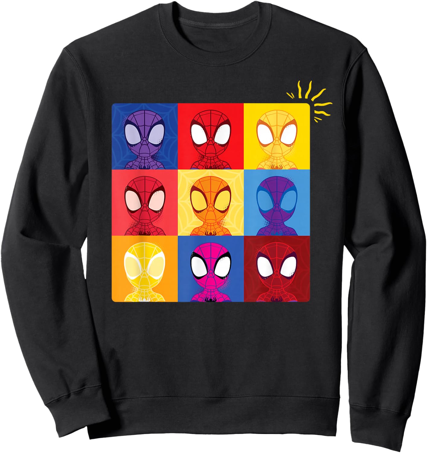 Marvel Spidey and His Amazing Friends Spider-Man Sense Sweatshirt - Sweatshirt | Black
