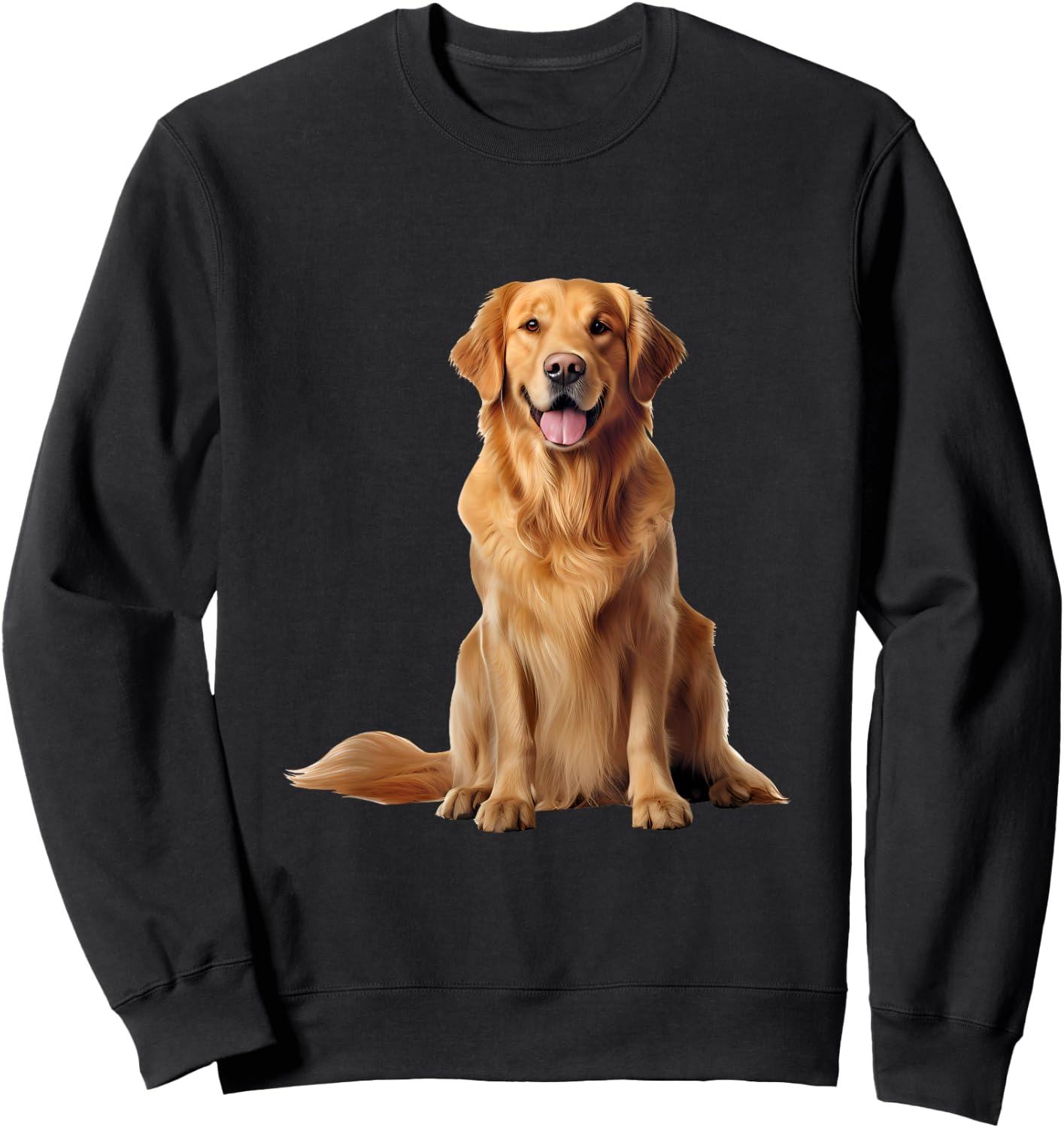 Golden Retriever Sweatshirt - Sweatshirt | Black