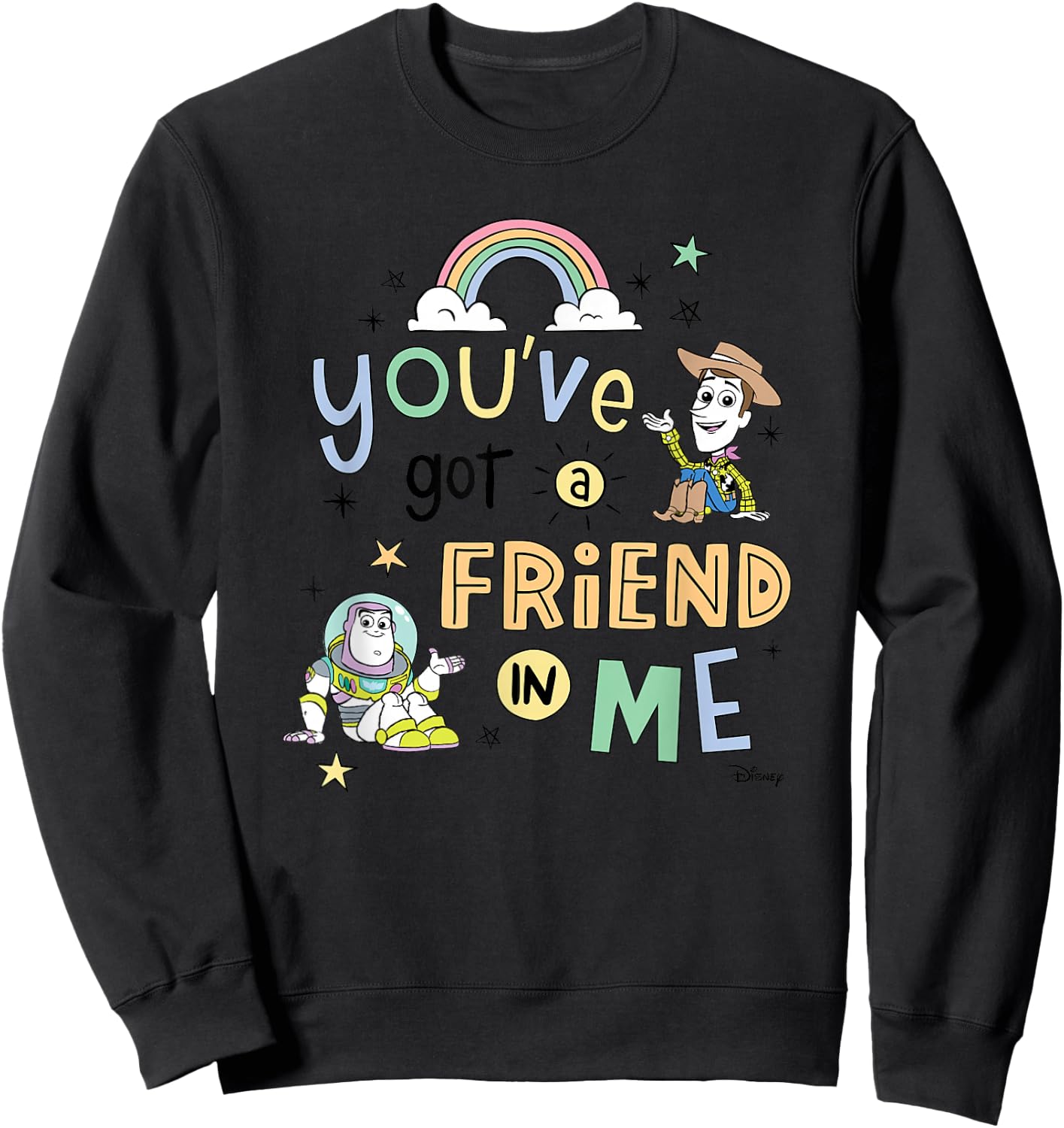 Toy Story - You've Got A Friend in Me Sweatshirt - Sweatshirt | Black