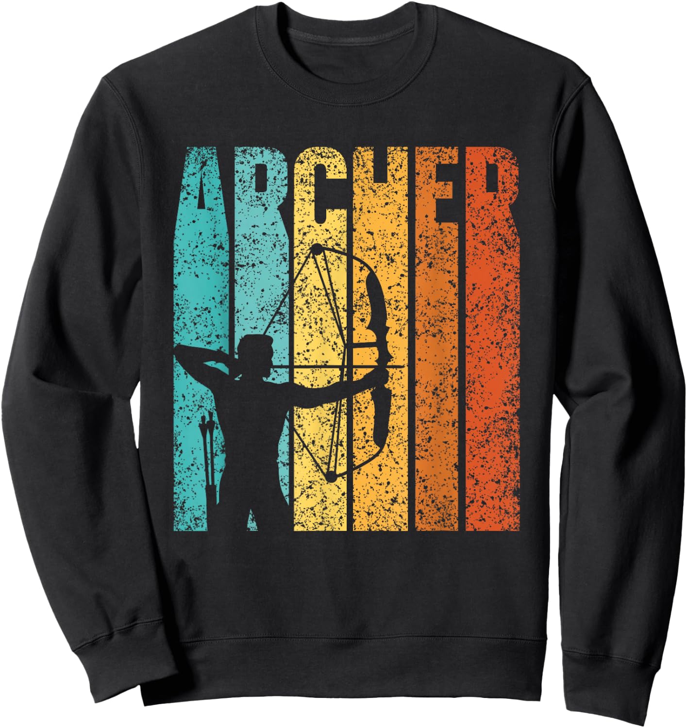 Archer Hobby Bow Arrow Archery Archer Sweatshirt - Sweatshirt | Black