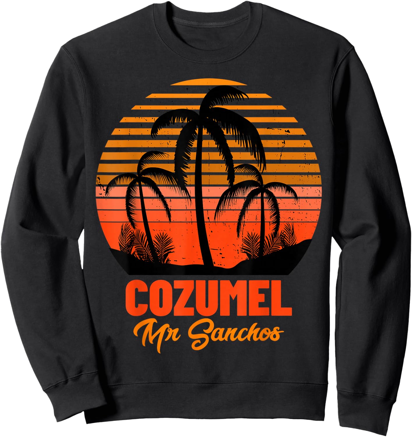 Mr Sanchos Beach Cozumel Mexico Sweatshirt - Sweatshirt | Black