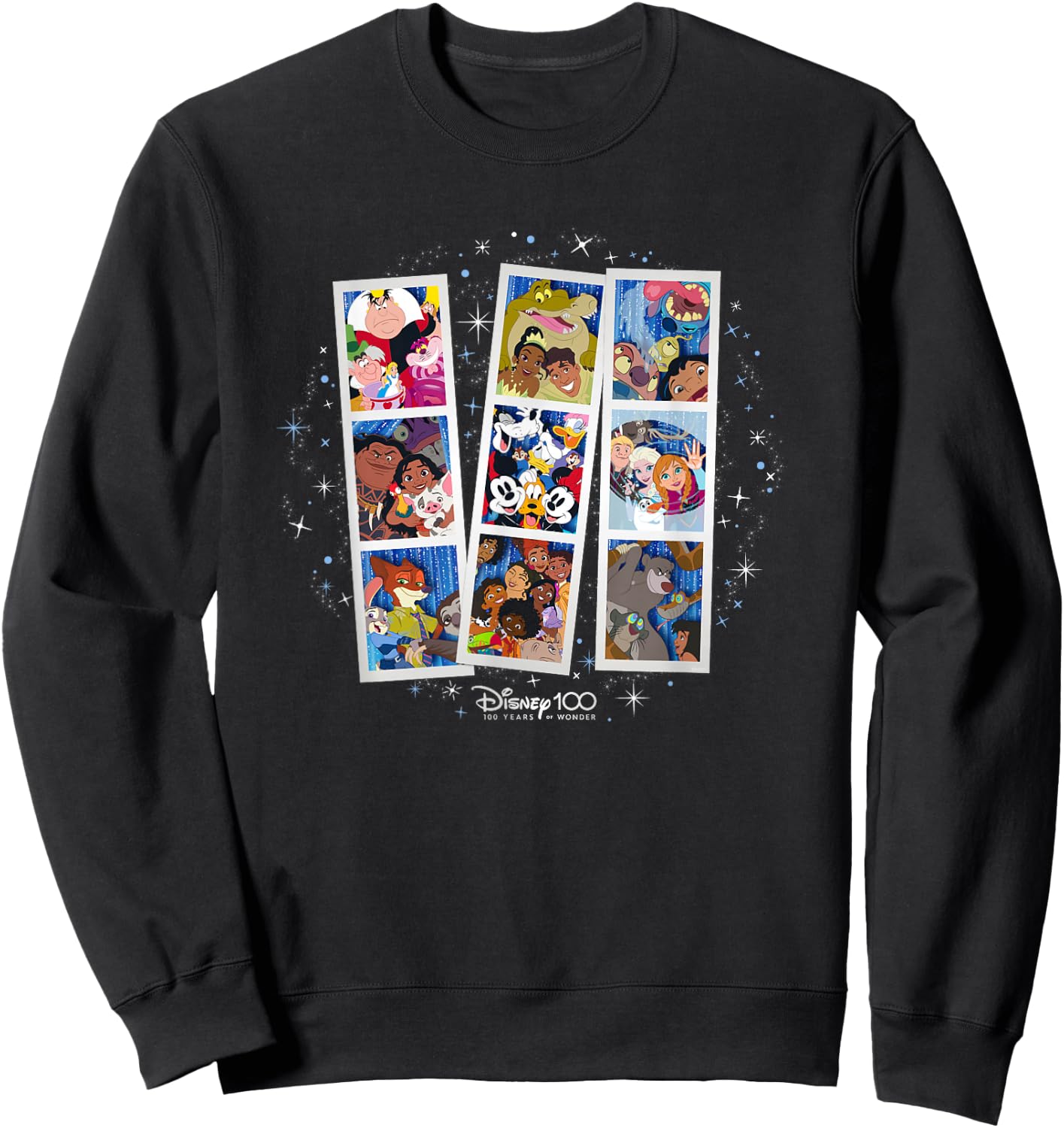 Disney 100 Anniversary Photo Booth Pictures D100 Sweatshirt - Sweatshirt | Black