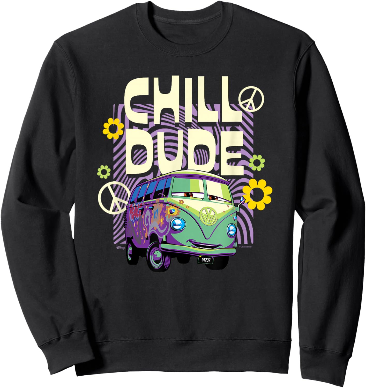 Cars - Filmore Chill Dude Sweatshirt - Sweatshirt | Black