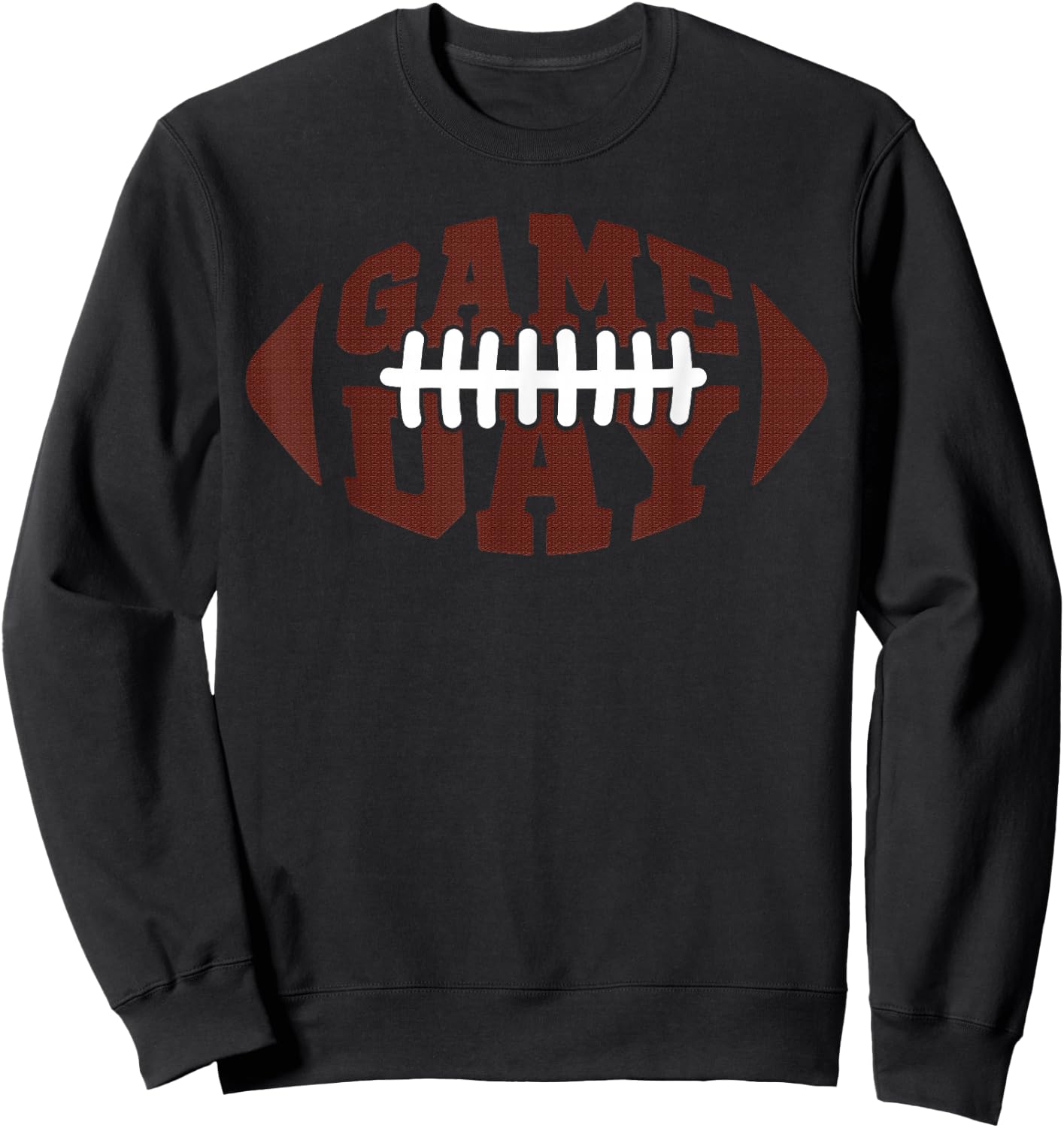 Game Day American Football Sport Lover Game Day Vibes Sweatshirt - Sweatshirt | Black