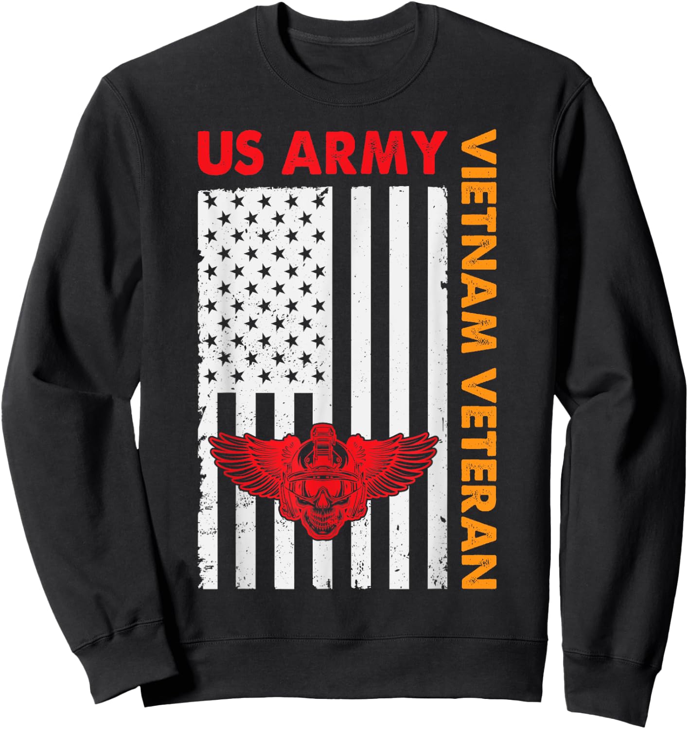 Vietnam Veteran Sweatshirt - Sweatshirt | Black