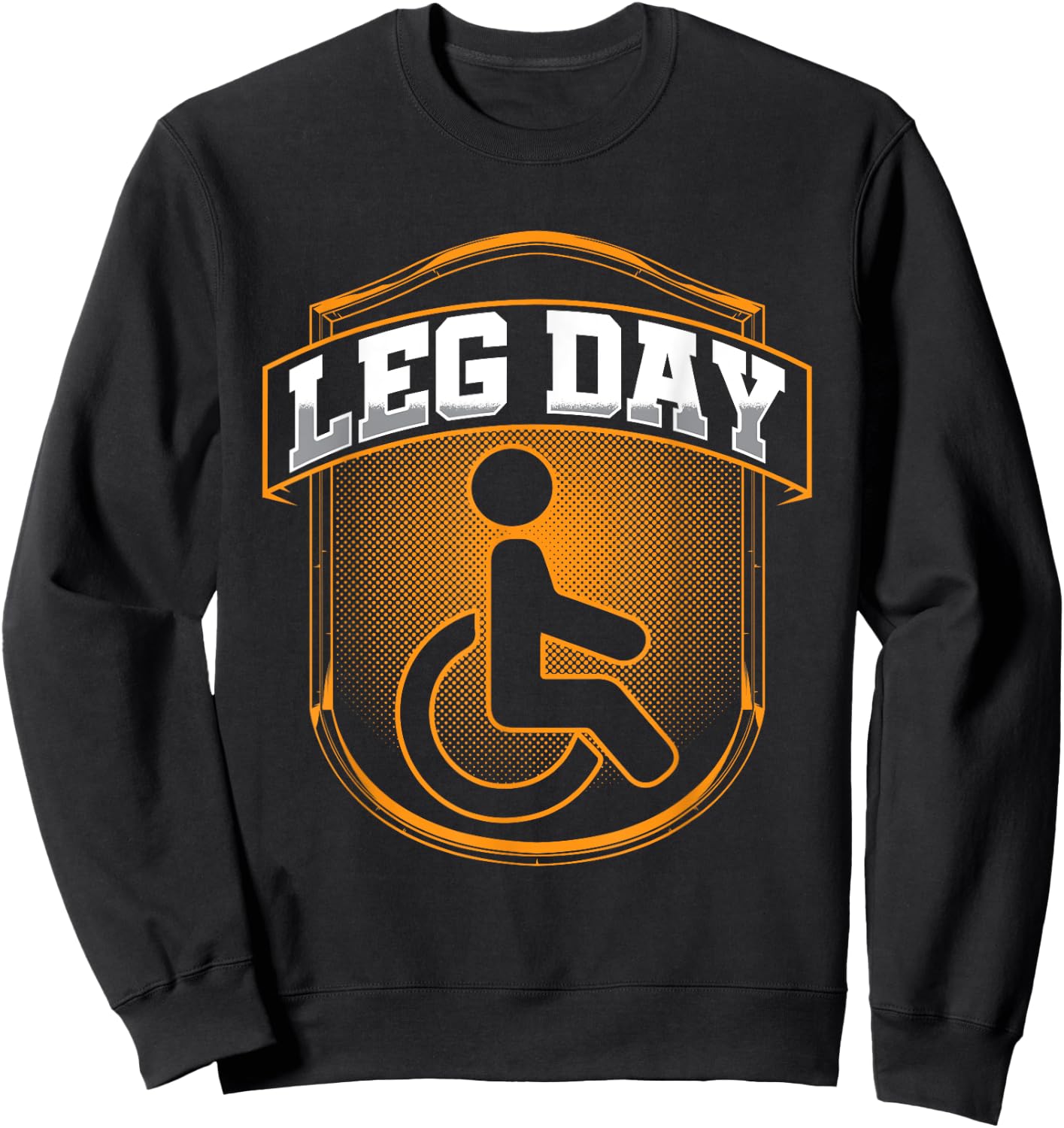 Put Funny Handicap Workout Sarcastic Gym Hilarious Fan Sweatshirt - Sweatshirt | Black