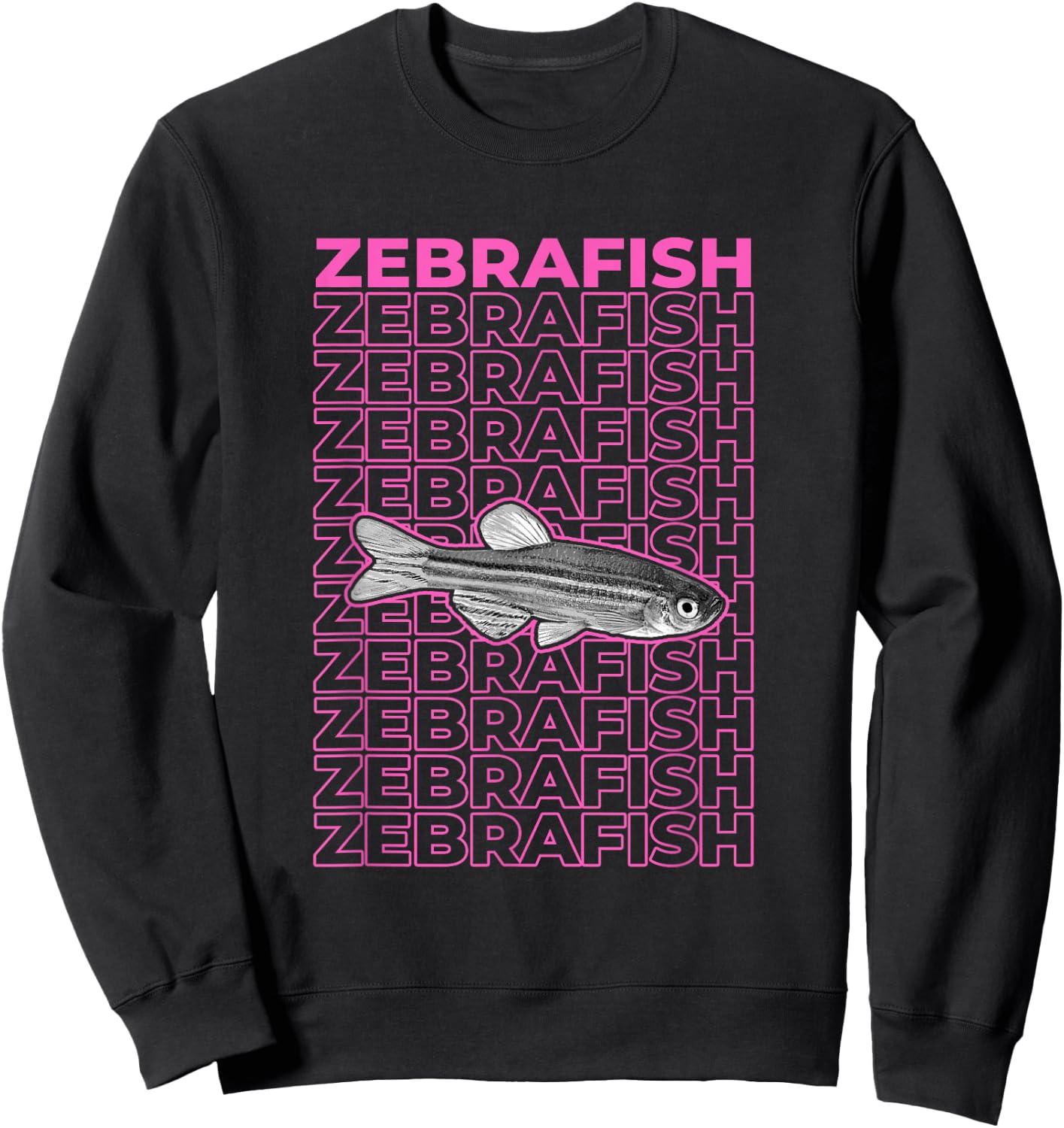 Zebrafish Pastel Aesthetic Sweatshirt - Sweatshirt | Black