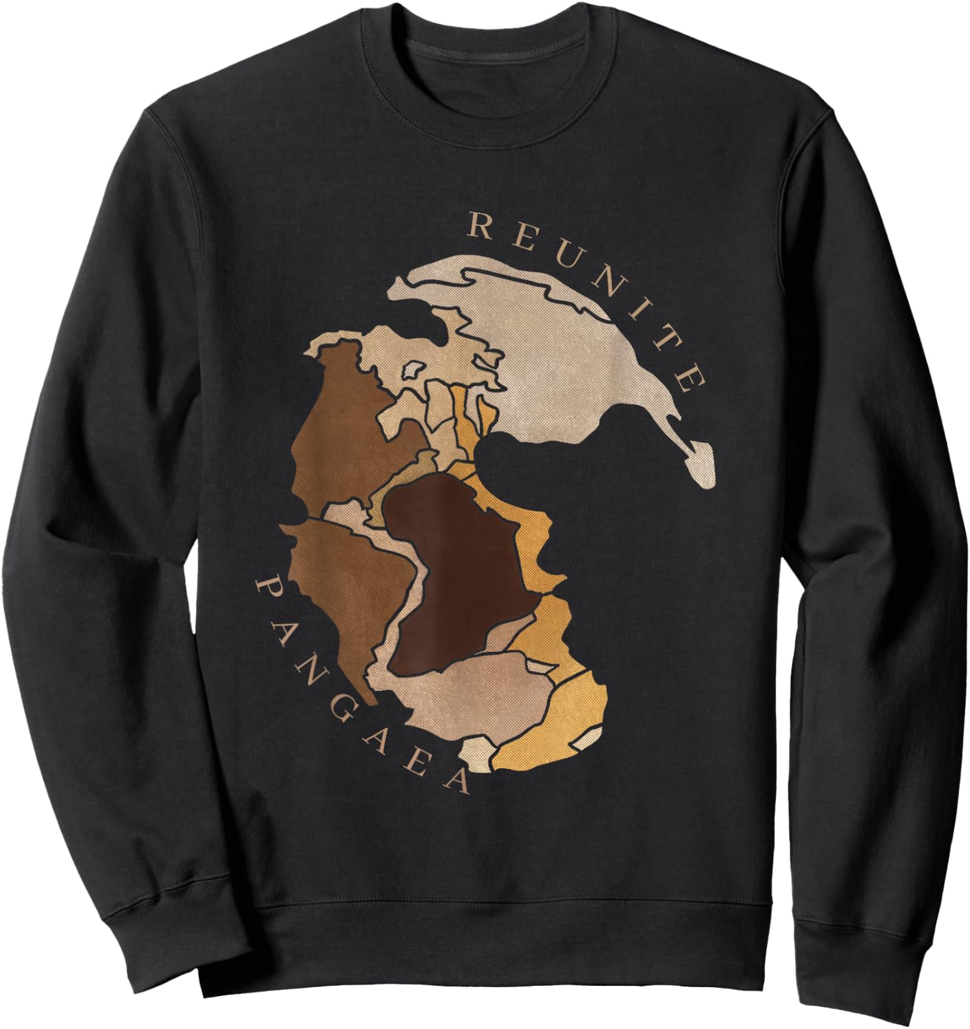 Reunite Pangaea : Human Skin Version Sweatshirt - Sweatshirt | Black