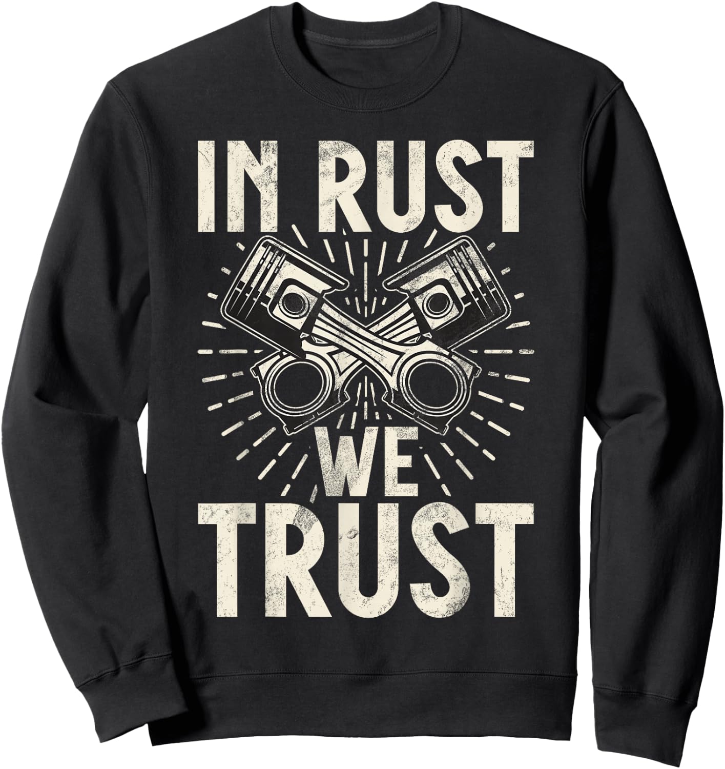 In Rust we Trust Hot Rod Sweatshirt - Sweatshirt | Black