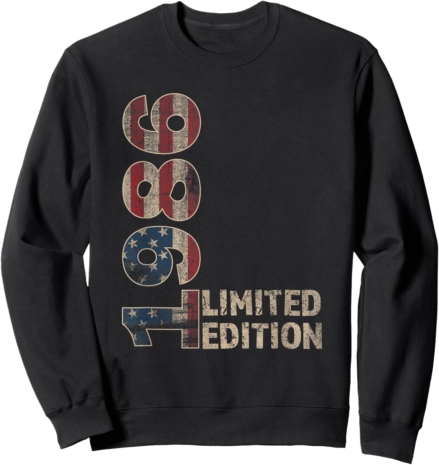 39th Birthday Gift men Vintage born 1986 turning 39 Year Old Sweatshirt - Sweatshirt | Black