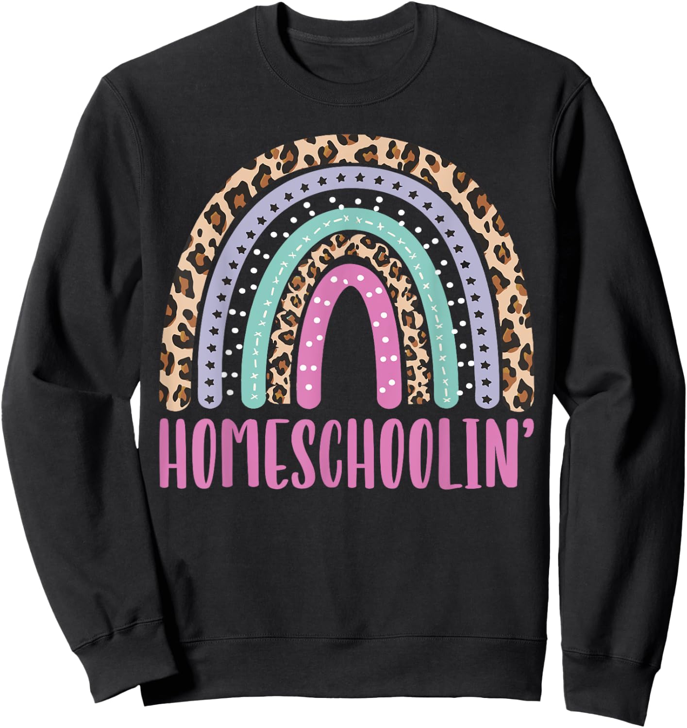 Homeschoolin Homeschooling Home Education Homeschool Mom Sweatshirt - Sweatshirt | Black