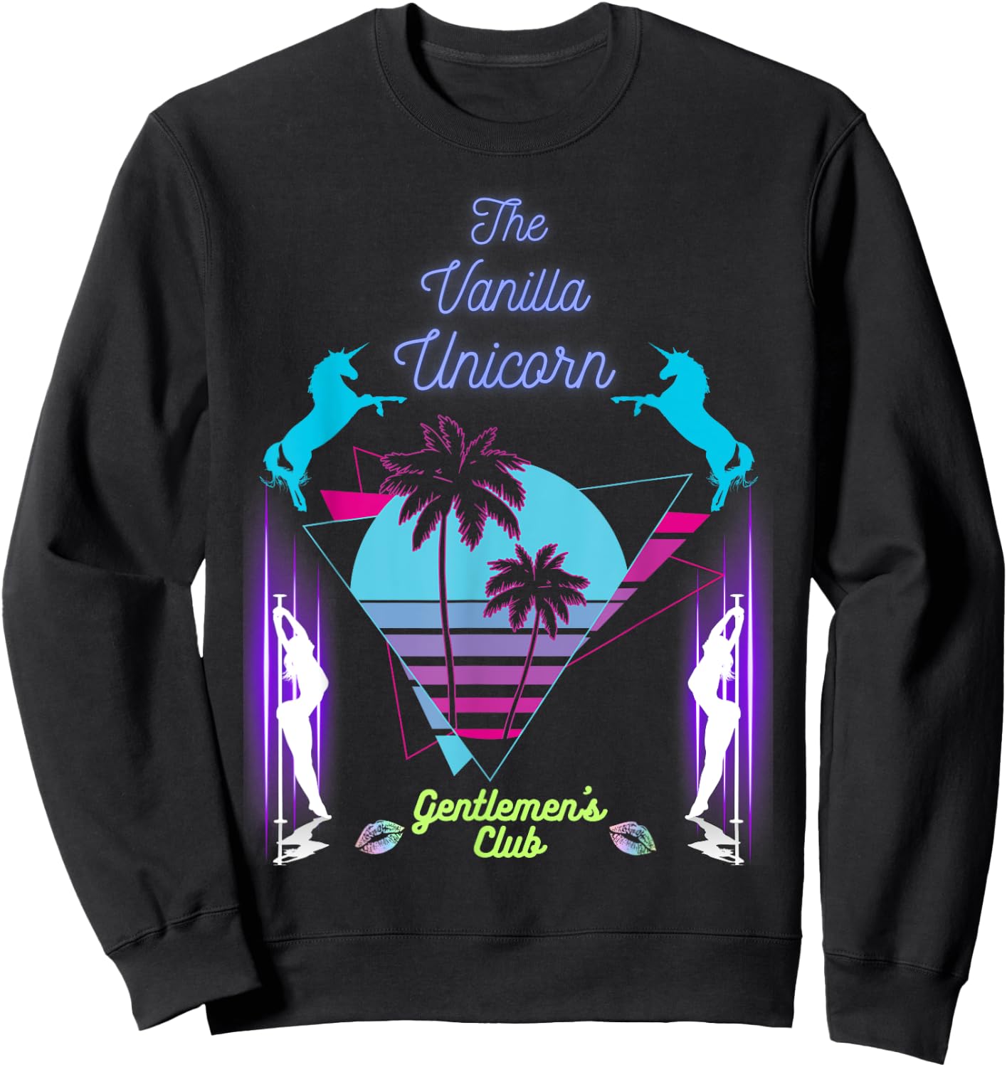 The Vanilla Unicorn Sweatshirt - Sweatshirt | Black
