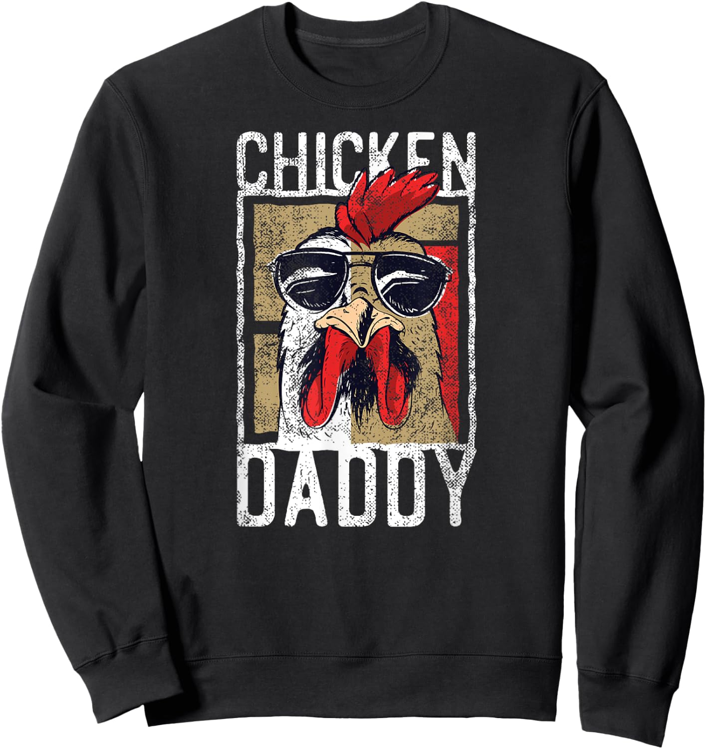 Lustige Hhner - und Hahn Designs Chicken Daddy - a fun design for every rooster in the basket Sweatshirt - Sweatshirt | Black