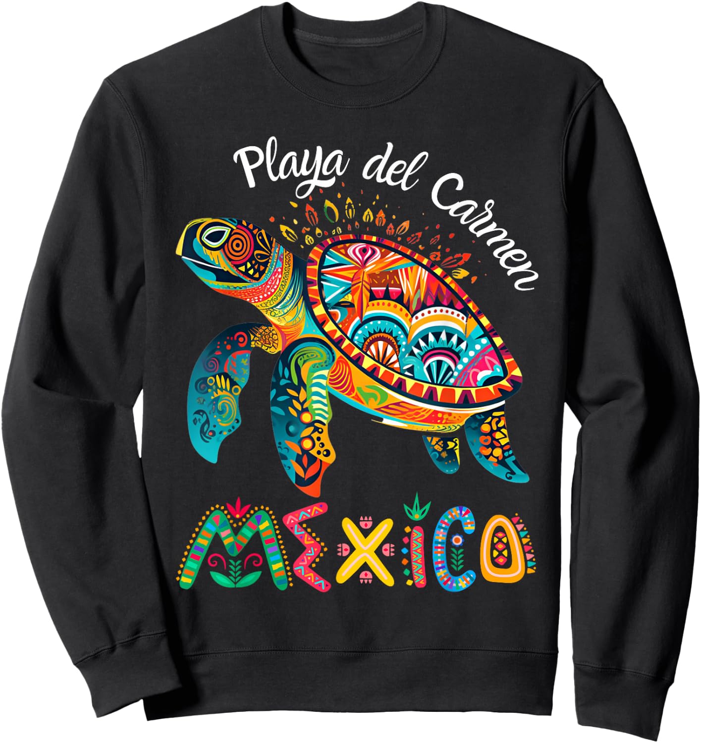 Playa Del Carmen Mexico Playa Souvenir Sweatshirt - Sweatshirt | Black