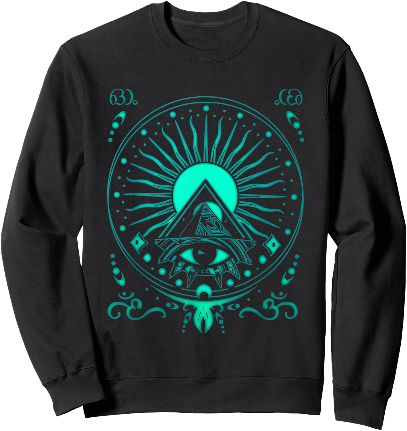 Goa Psychedelic Trance - OM Psytrance Event Raver Sweatshirt - Sweatshirt | Black