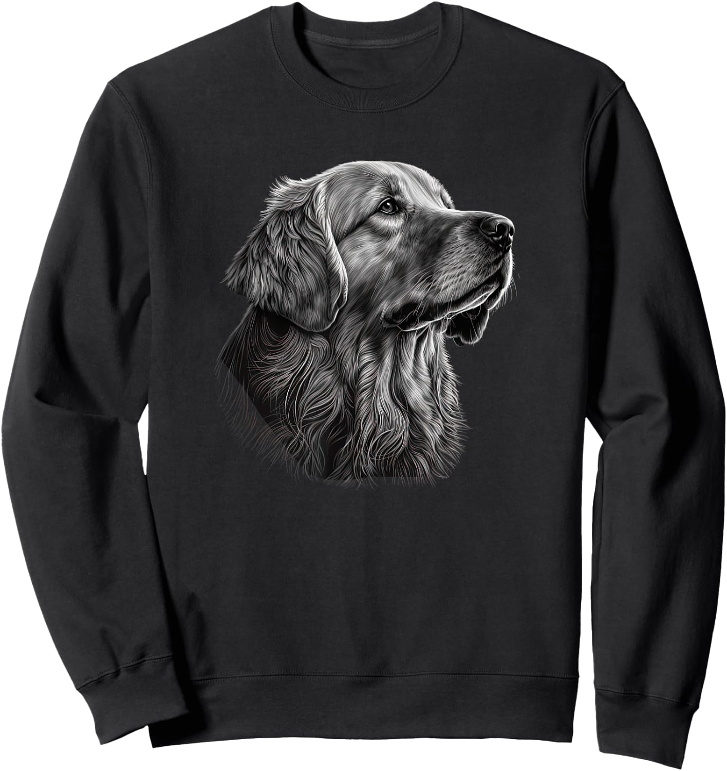 Funny Golden Retriever Sweatshirt - Sweatshirt | Black