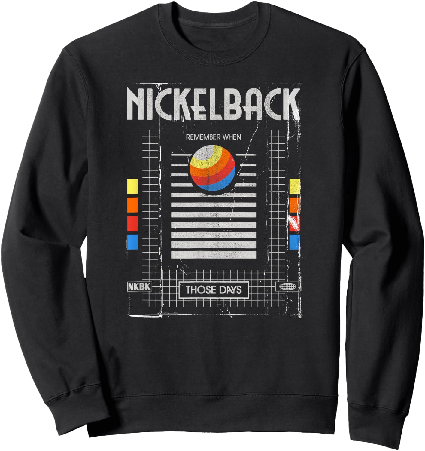 Nickelback VHS Those Days Sweatshirt - Sweatshirt | Black