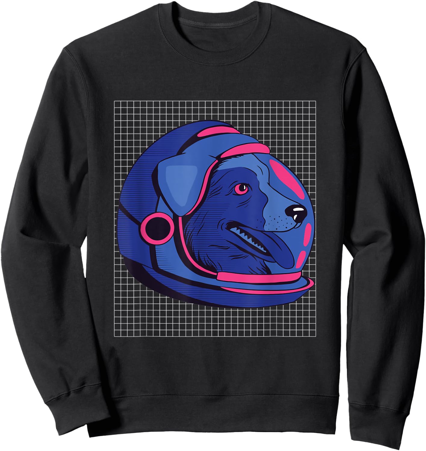 Astronaut Laika Russia Dog Sweatshirt - Sweatshirt | Black