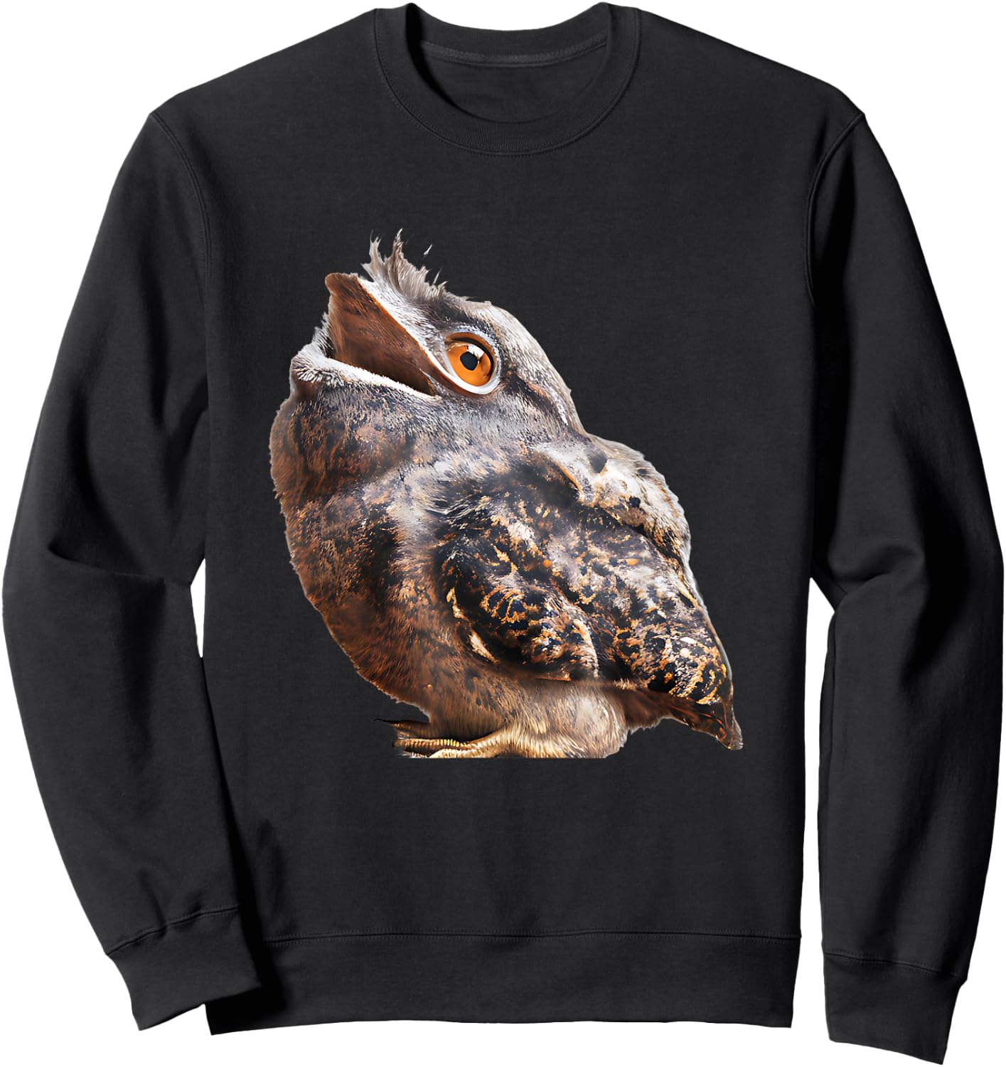 Beautiful Potoo Owl Sweatshirt - Sweatshirt | Black