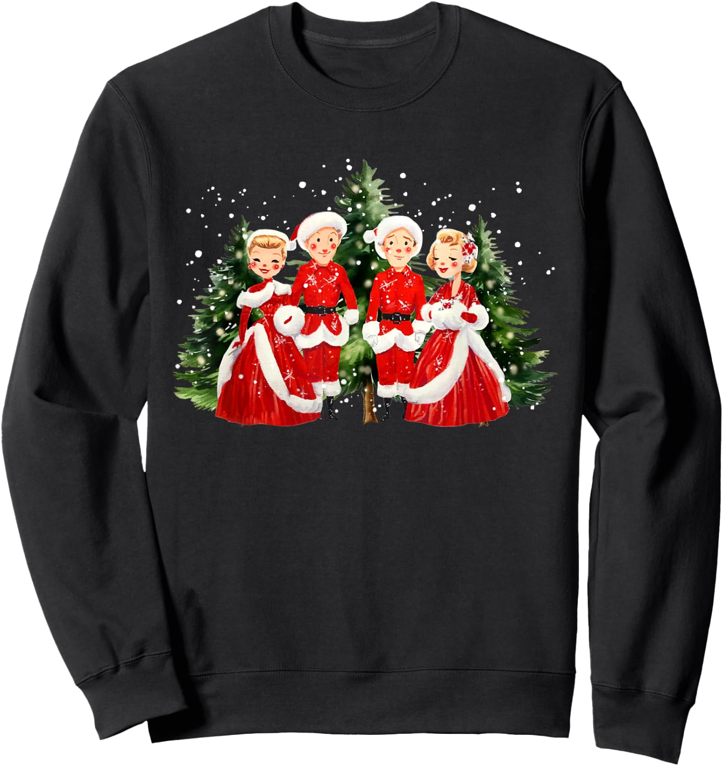 This Is My Christmas Movie Watching Shirt Retro Nutcracker Sweatshirt - Sweatshirt | Black