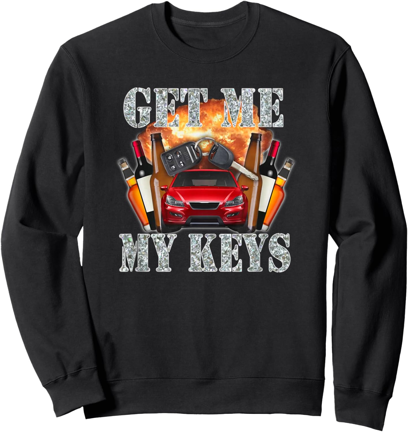 Get Me My Keys Sweatshirt - Sweatshirt | Black