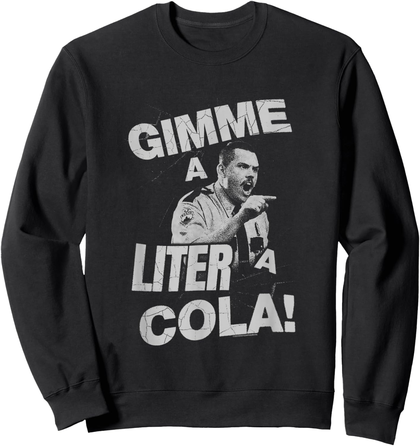 Super Troopers Ramrod Liter A Cola Sweatshirt - Sweatshirt | Black